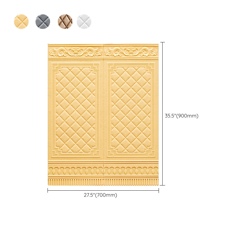 3D Backsplash Panels Contemporary Plastic Backsplash Panels with Waterproof