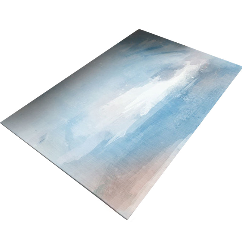 Nordic Rug Beige Polyester Carpet Stain Resistant Rug for Bedroom