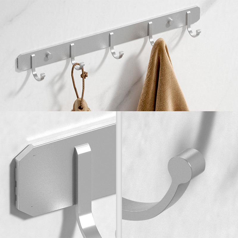 Modern Bathroom Accessories Hardware Set White Metal Bathroom Accessory Kit