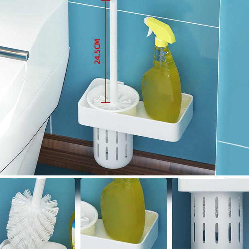 Modern Bathroom Hardware Set White Metal Bathroom Accessory Kit