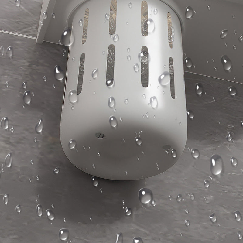 Modern Bathroom Hardware Set White Metal Bathroom Accessory Kit