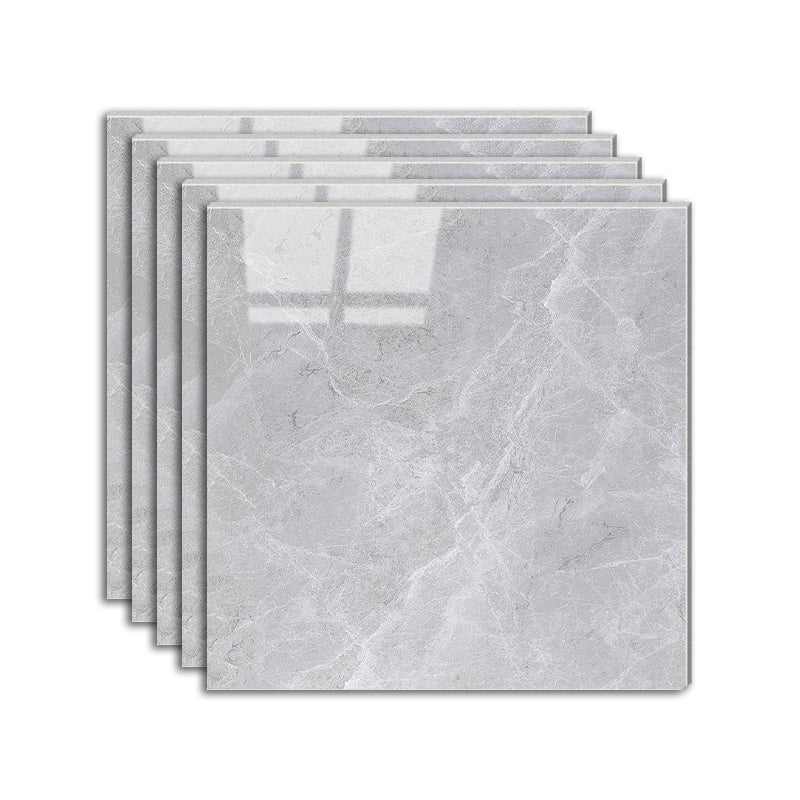 Modern Square Marbling Singular Tile Slip Resistant Polished Tile