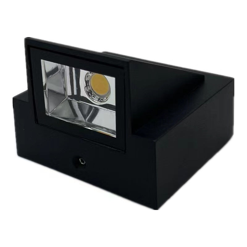 Geometric Wall Mounted Lamp Contemporary Metal Wall Lighting Idea