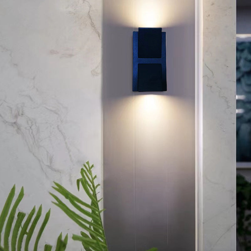 Geometric Wall Mounted Lamp Contemporary Metal Wall Lighting Idea