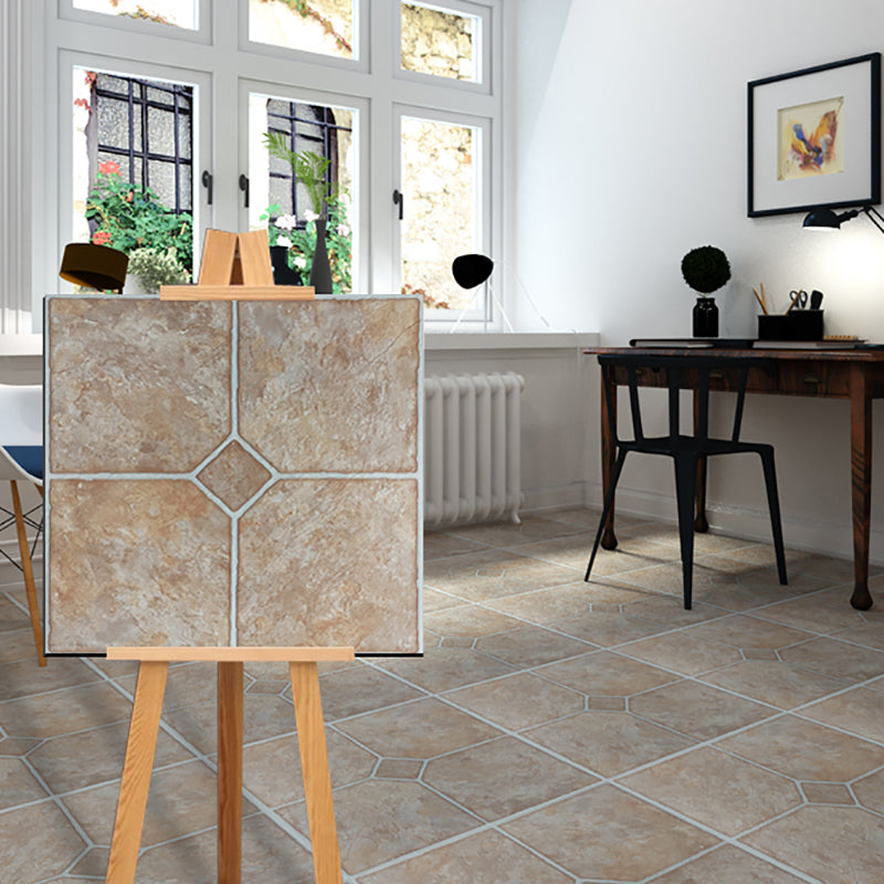 Square Scratch Resistant Plastic floor Water Resistant Floor Tile