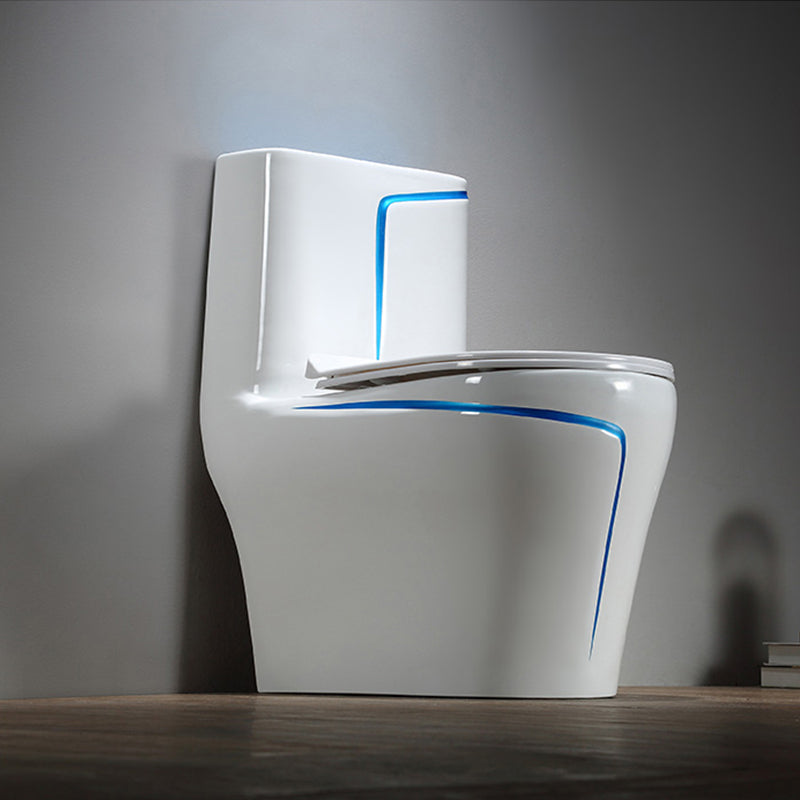 Floor Mounted Porcelain Urine Toilet Traditional Siphon Jet Flush Toilet