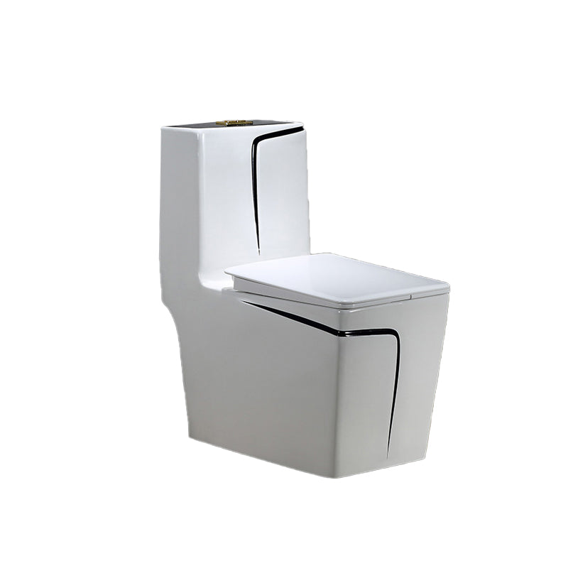 Floor Mounted Porcelain Urine Toilet Traditional Siphon Jet Flush Toilet