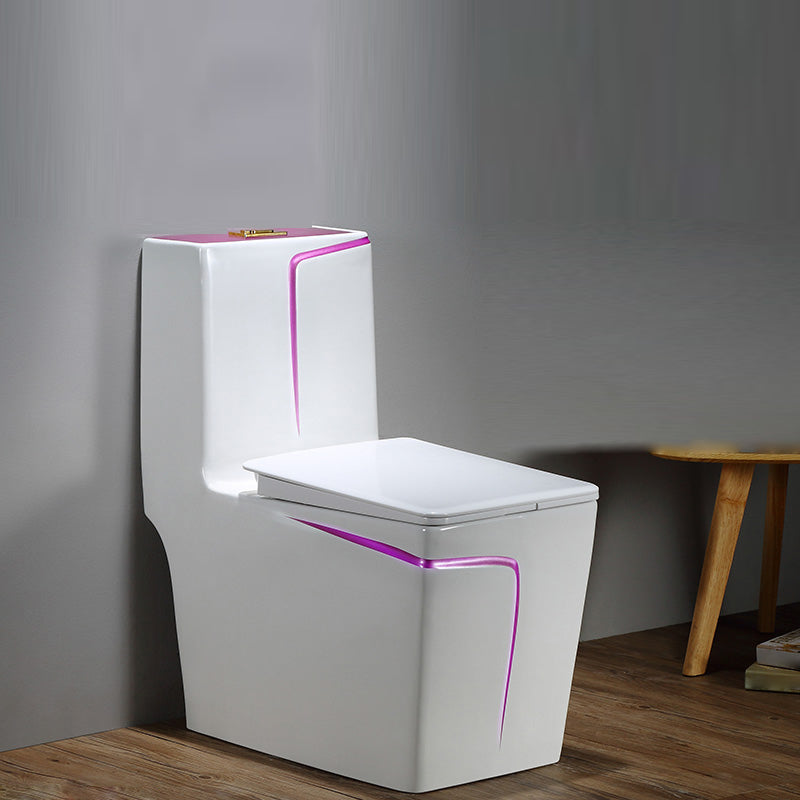 Floor Mounted Porcelain Urine Toilet Traditional Siphon Jet Flush Toilet