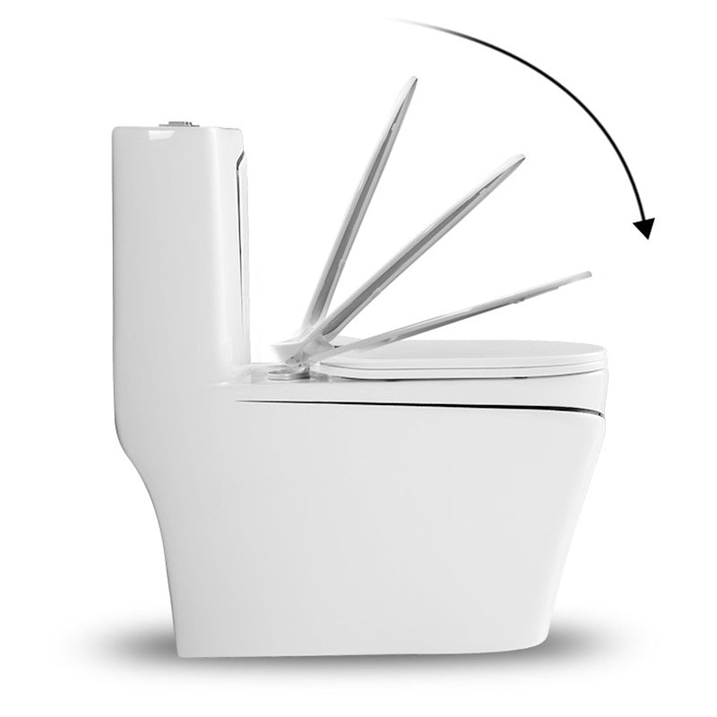 Floor Mounted Porcelain Urine Toilet Traditional Siphon Jet Flush Toilet