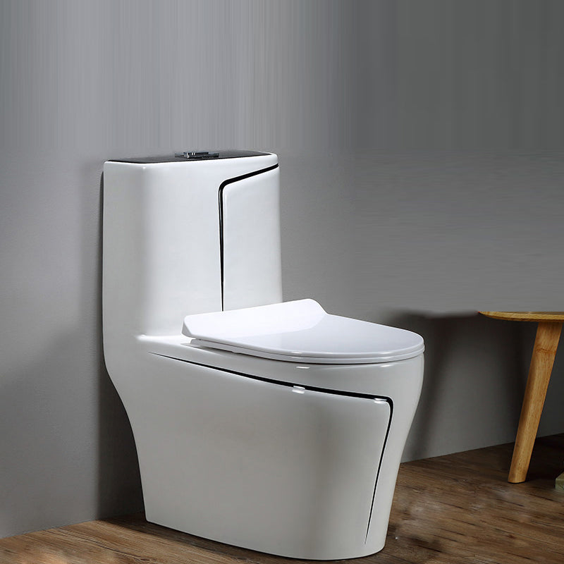 Floor Mounted Porcelain Urine Toilet Traditional Siphon Jet Flush Toilet