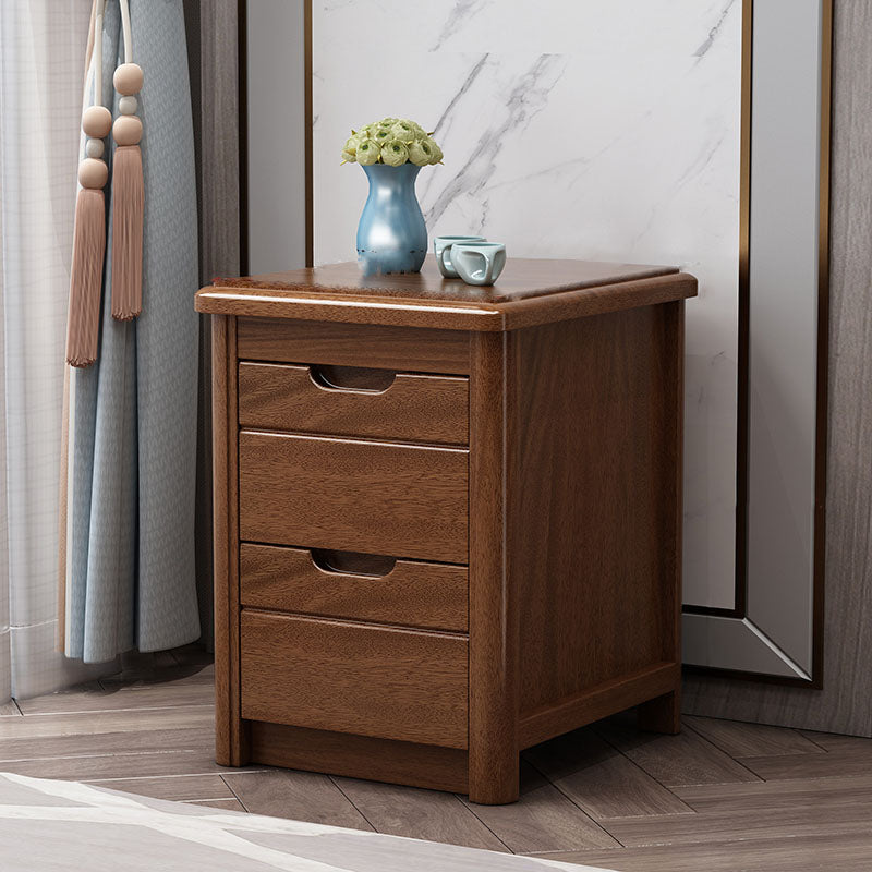 15.6 Inch Width Storage Chest Modern Solid Wood Dresser with 2/3/4/5 Drawers