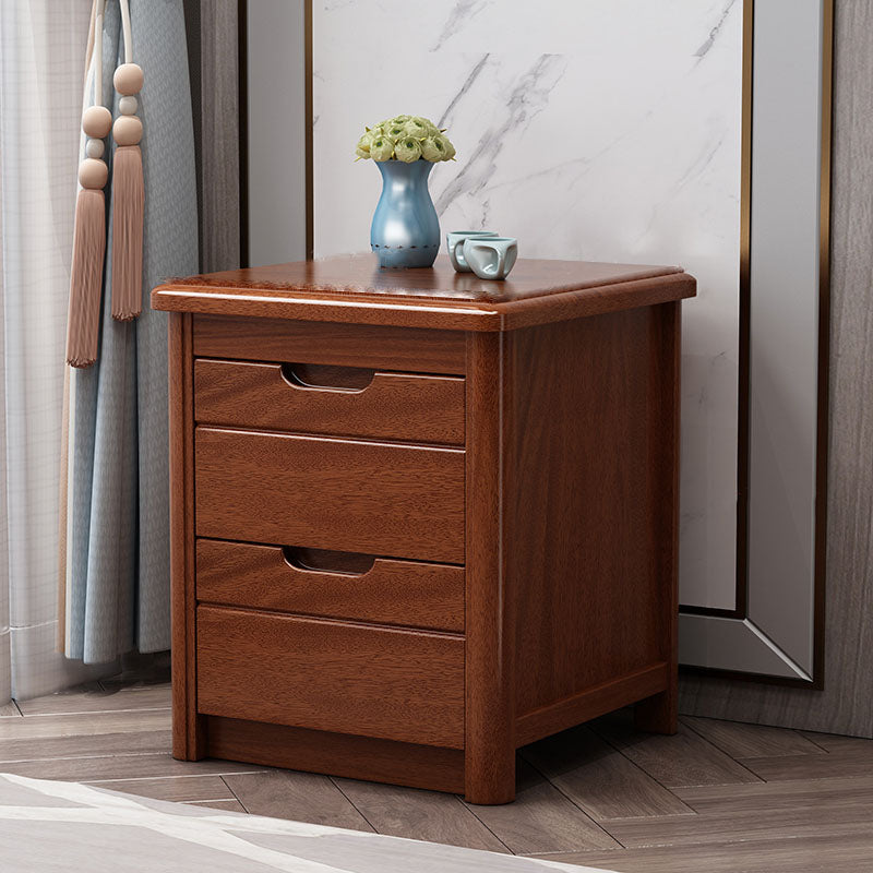 15.6 Inch Width Storage Chest Modern Solid Wood Dresser with 2/3/4/5 Drawers