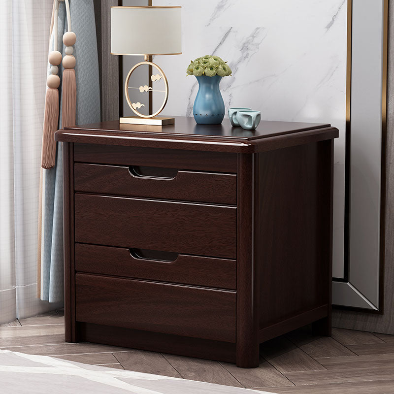 15.6 Inch Width Storage Chest Modern Solid Wood Dresser with 2/3/4/5 Drawers