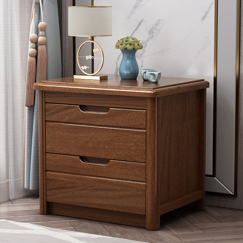 15.6 Inch Width Storage Chest Modern Solid Wood Dresser with 2/3/4/5 Drawers