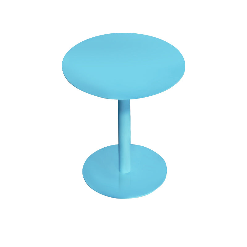 Aluminum Patio Table Modern Rust Resistant Dining Table with Metal Base