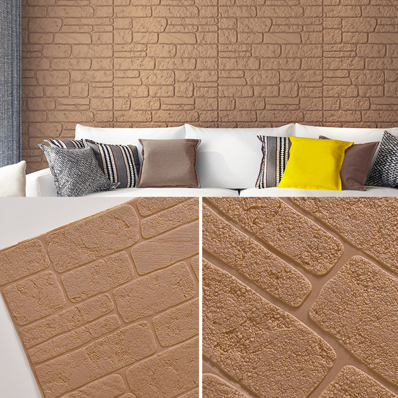 Plastic Wall Paneling Contemporary Peel and Stick Wall Paneling