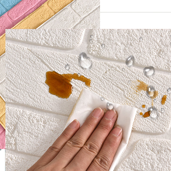 Plastic Wall Paneling Contemporary Peel and Stick Wall Paneling