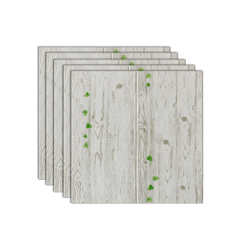 Plastic Wall Paneling Peel and Stick 3D Wall Paneling with Waterproof