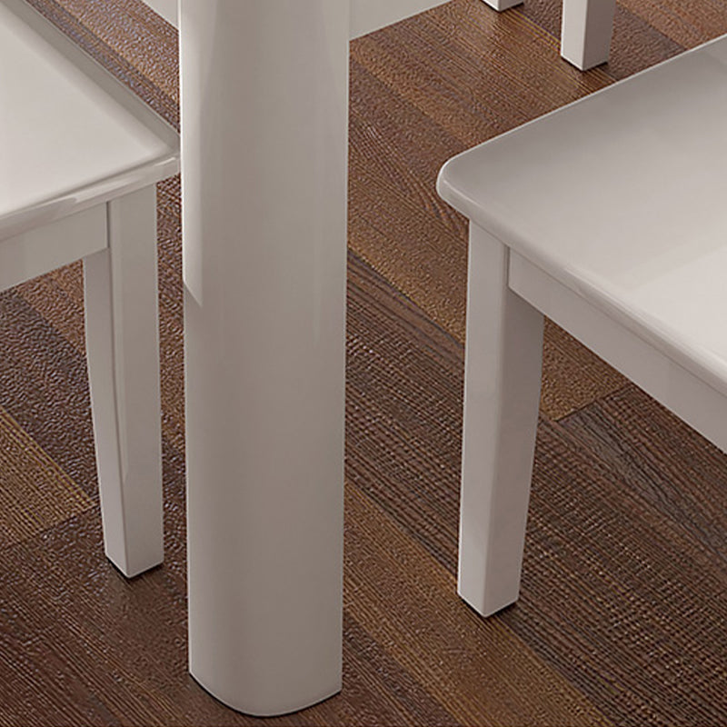 Rectangle Dining Room Table Solid Wood Base Dining Room Dinner Kitchen Table