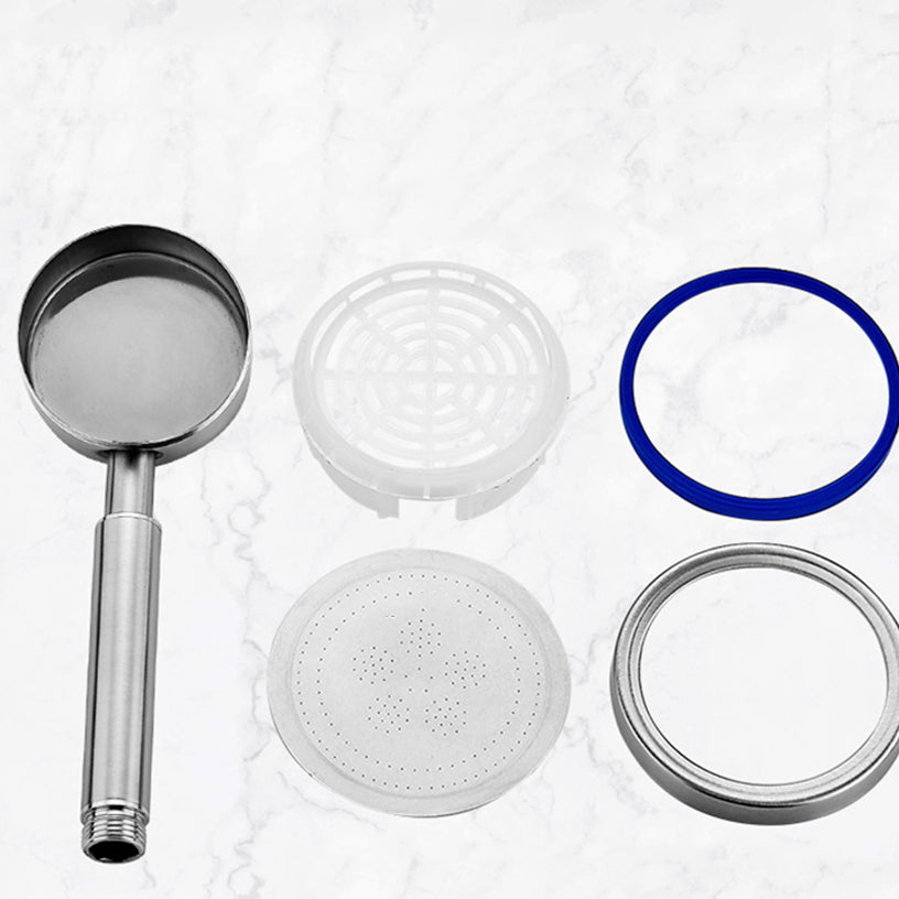 Round Hand Shower Water Efficient Stainless Steel Showerhead