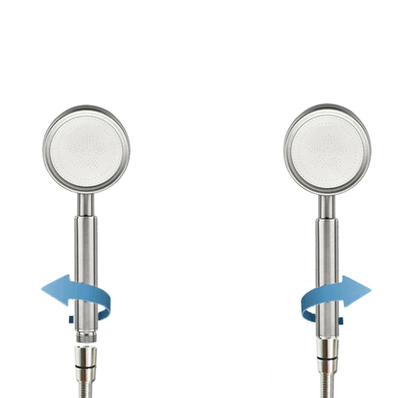 Round Hand Shower Water Efficient Stainless Steel Showerhead