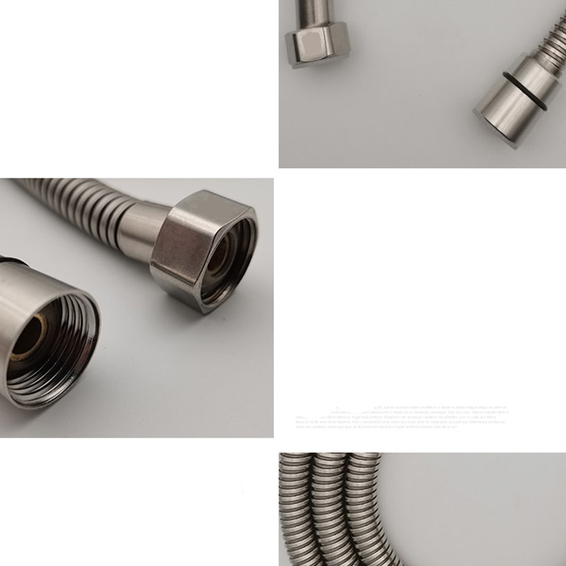 Round Hand Shower Water Efficient Stainless Steel Showerhead