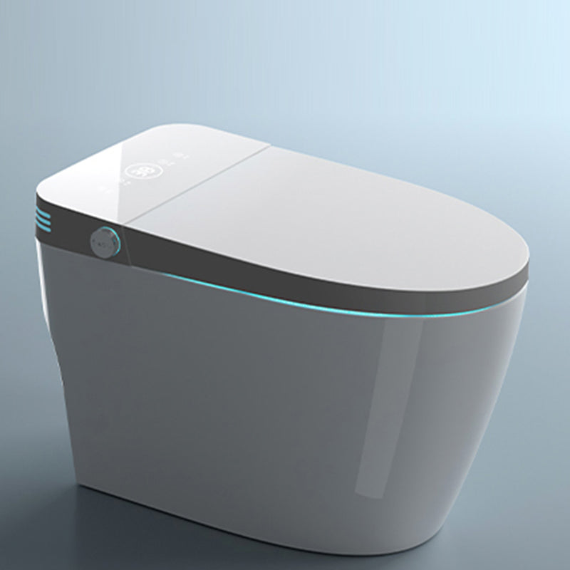 One Piece Toilet Modern Flush Toilet Porcelain Floor Mounted Siphon Jet Toilet