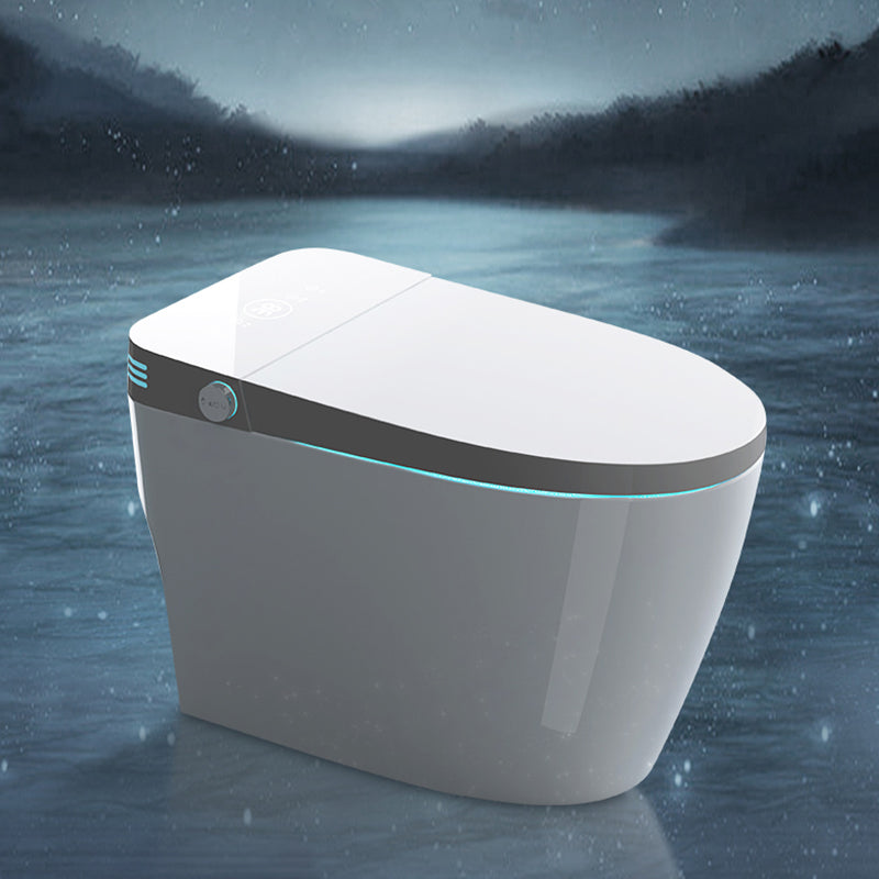 One Piece Toilet Modern Flush Toilet Porcelain Floor Mounted Siphon Jet Toilet