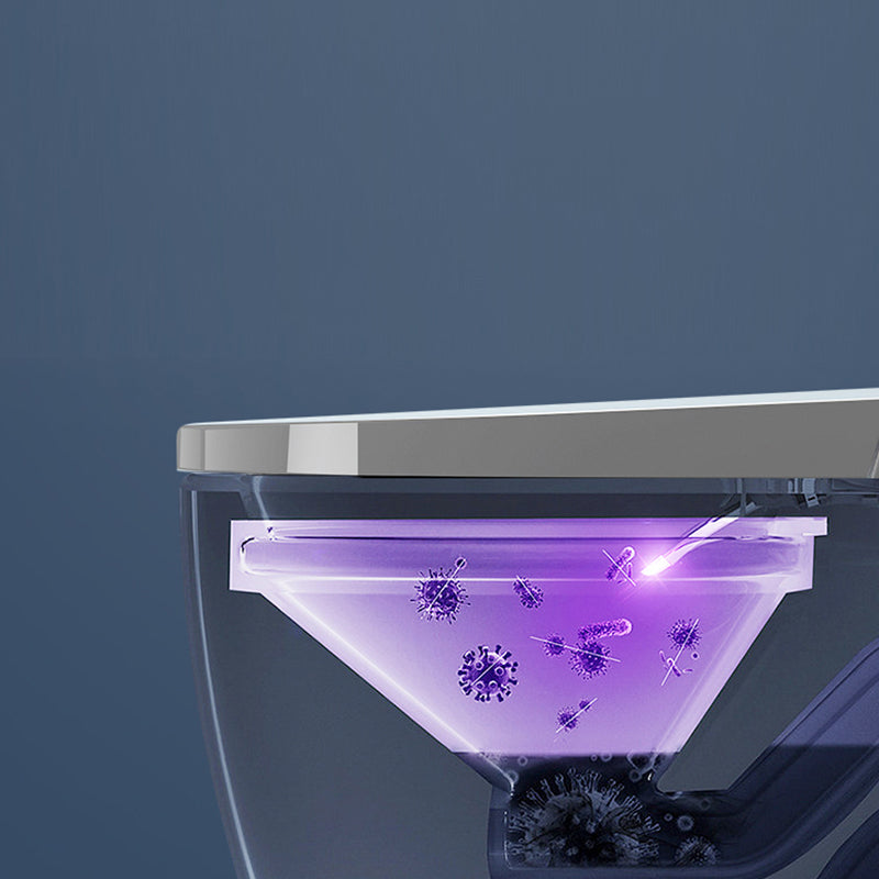 One Piece Toilet Modern Flush Toilet Porcelain Floor Mounted Siphon Jet Toilet