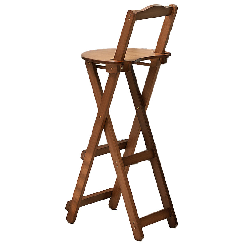 Folding Counter and Bar Stool Modern Style Wood Stool for Patio Use