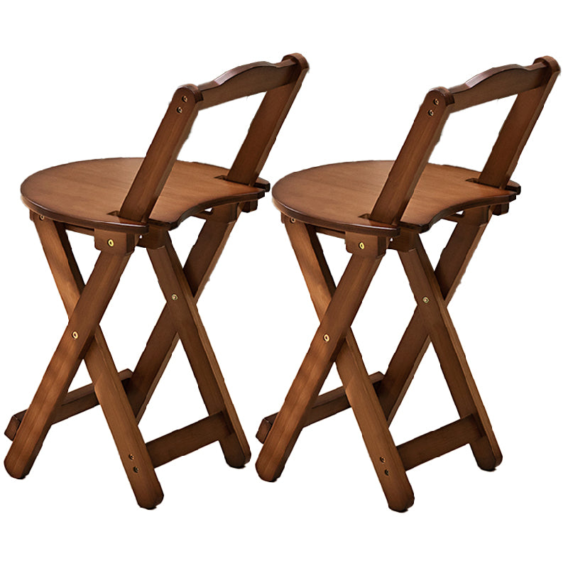 Folding Counter and Bar Stool Modern Style Wood Stool for Patio Use