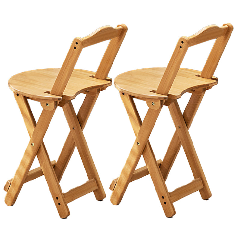 Folding Counter and Bar Stool Modern Style Wood Stool for Patio Use