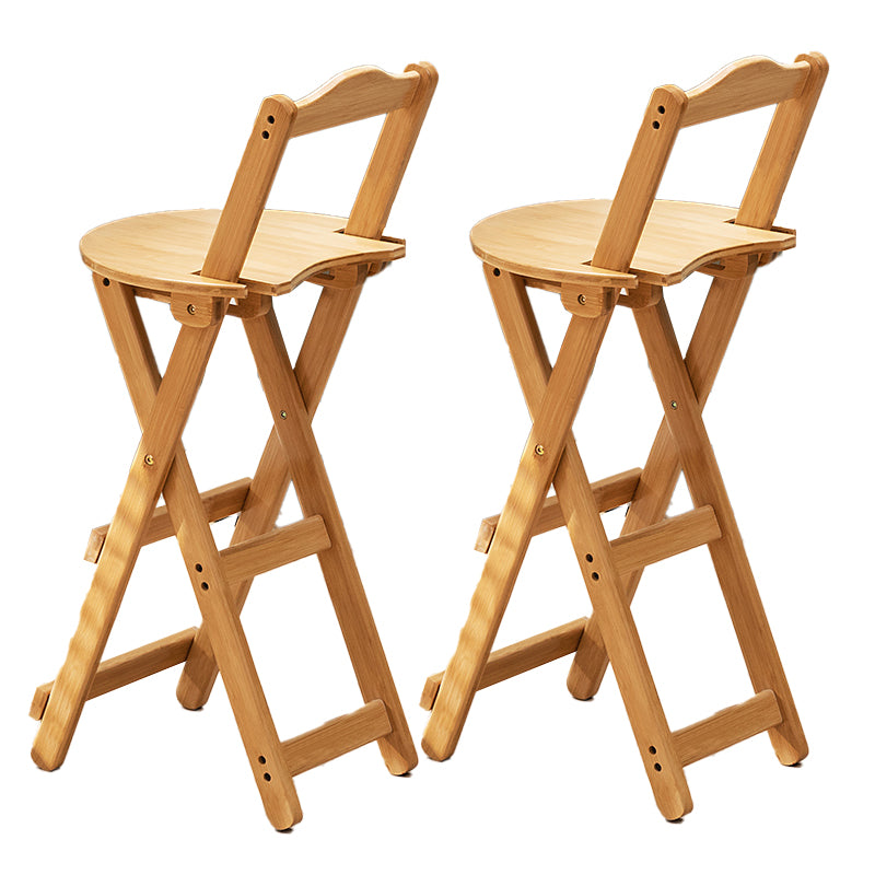 Folding Counter and Bar Stool Modern Style Wood Stool for Patio Use