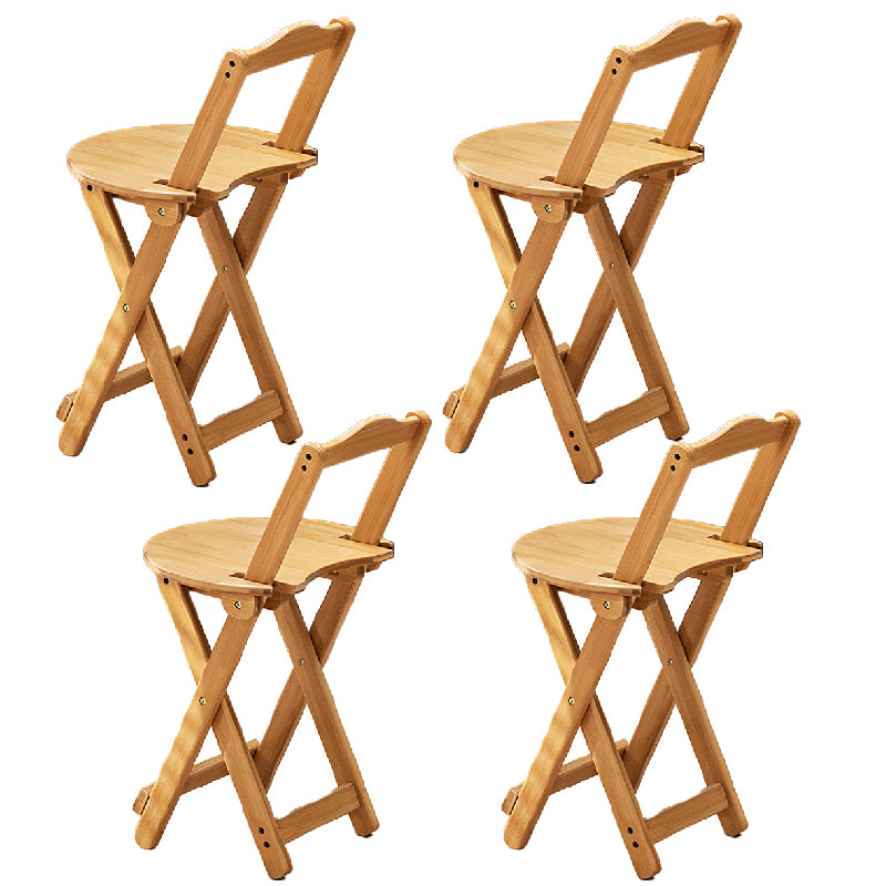 Folding Counter and Bar Stool Modern Style Wood Stool for Patio Use