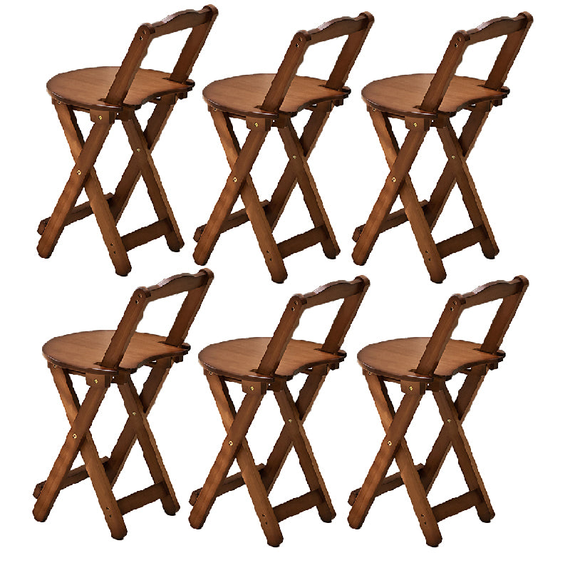 Folding Counter and Bar Stool Modern Style Wood Stool for Patio Use