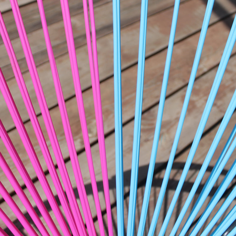 Iron Base Modern Recliner Rocking Chair Leisure Lazy Chair for Balcony Garden