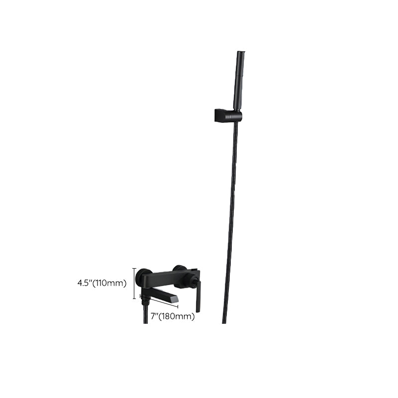 Copper Tub Spout Trim Wall Mounted Swivel Tub Spout Trim with Single Handle