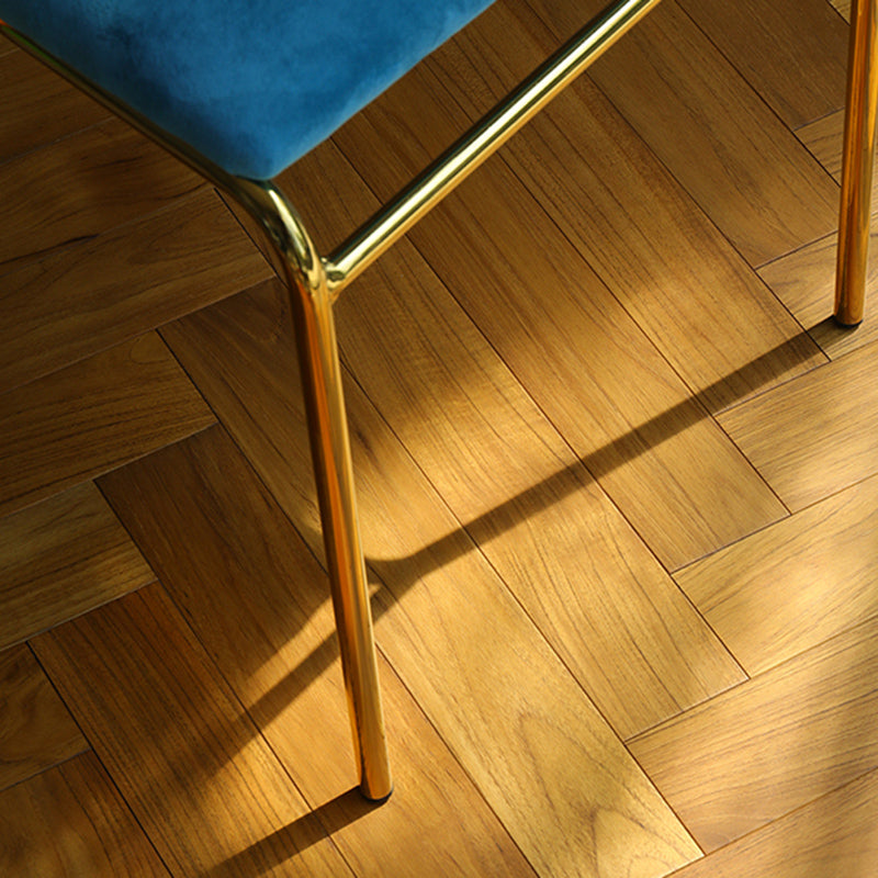 Traditional Wood Flooring Tiles Solid Wood Click-Locking Water Resistant Side Trim Piece