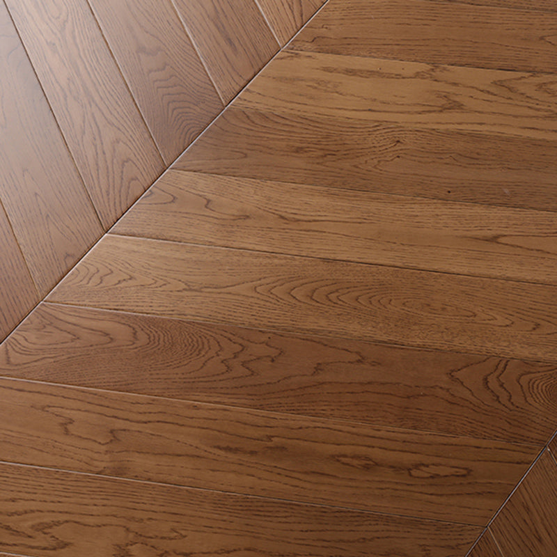 Traditional Wood Flooring Tiles Solid Wood Click-Locking Water Resistant Side Trim Piece