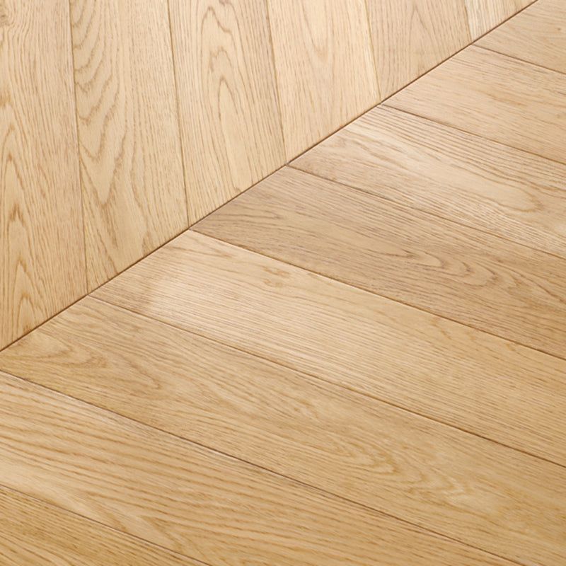 Traditional Wood Flooring Tiles Solid Wood Click-Locking Water Resistant Side Trim Piece