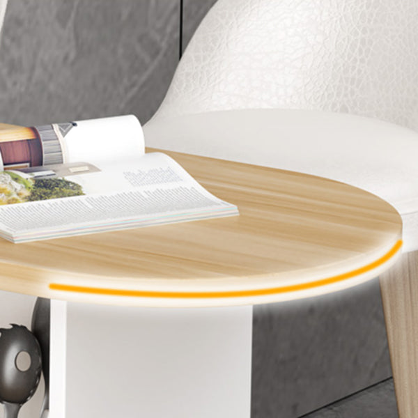 Wood Bar Table Modern Dining Table for Kitchen Living Room Coffee Room