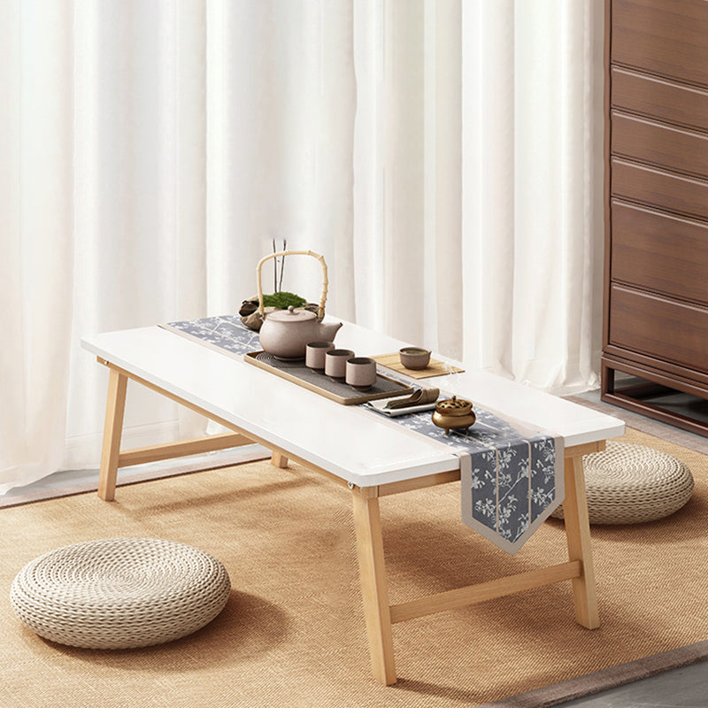 Rectangle Wood Coffee Table Contemporary Single Coffee Table