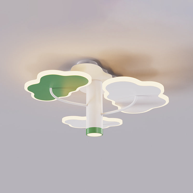 Modern Children Ceiling Light LED Ceiling Mount Light with Acrylic Shade for Kid's Room