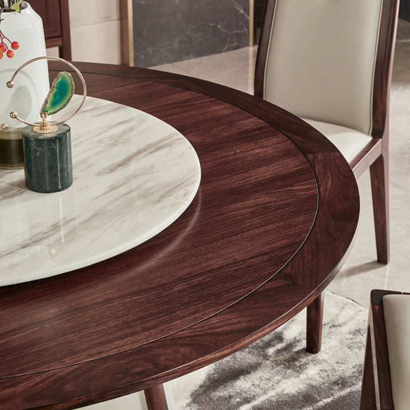 Modern DiningTable Set 1/7 Pieces with Wood Base Kitchen Furniture Set