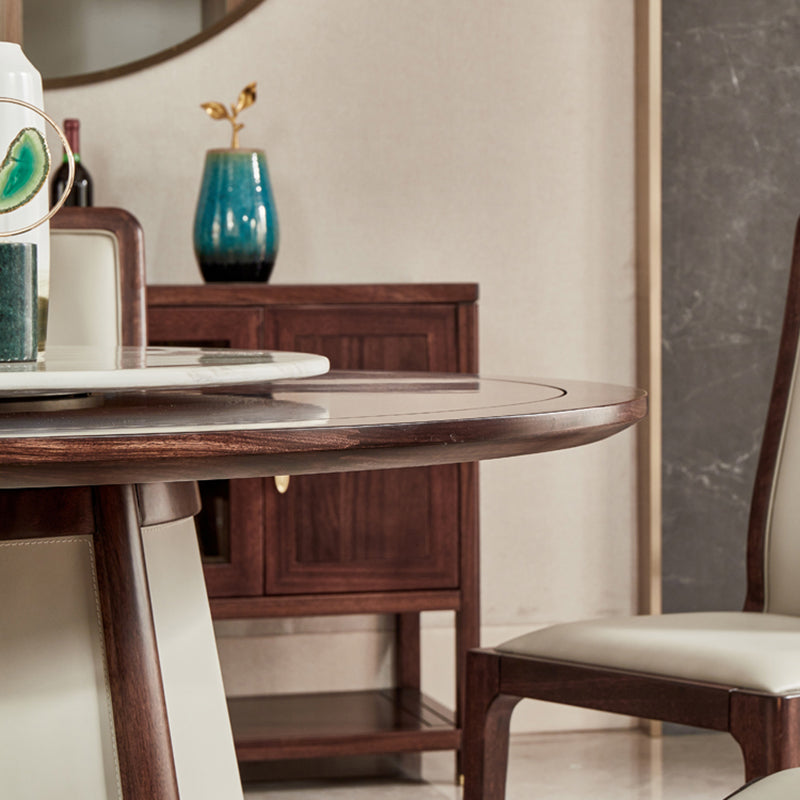 Modern DiningTable Set 1/7 Pieces with Wood Base Kitchen Furniture Set