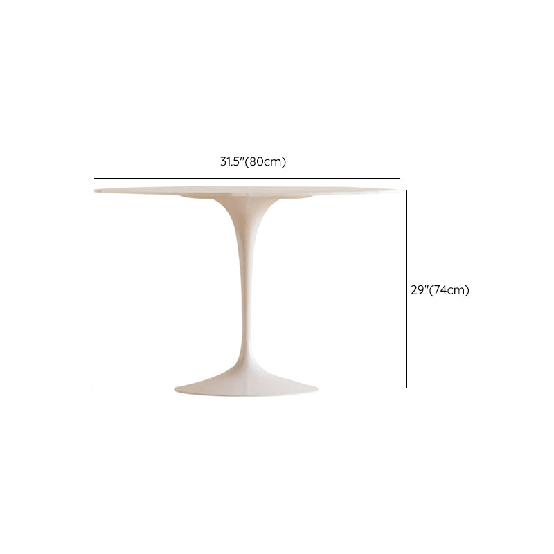 Round Dining Set for Kitchen 1/2/3/4/5 Pcs Stone Top Dinette Set