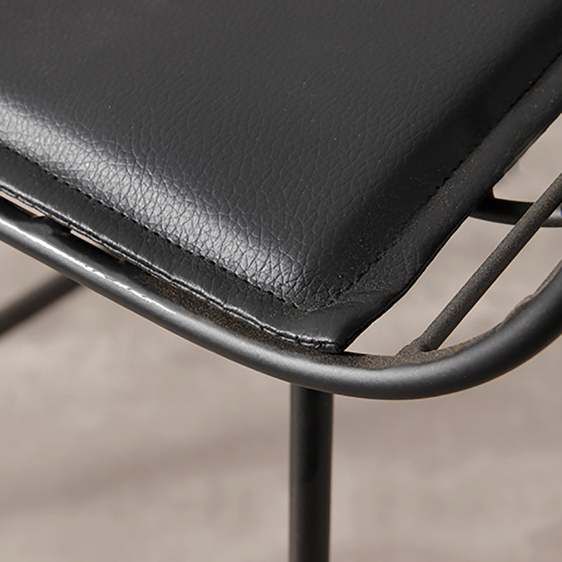 Industrial Black Armed Chairs Metal Outdoor Chair Upholstered Armchair