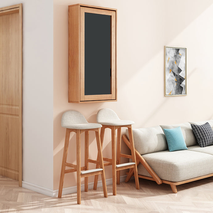 Rectangle Counter Height Pub Set 1/2/3 Pcs Wood Frame Bar Table and Stools