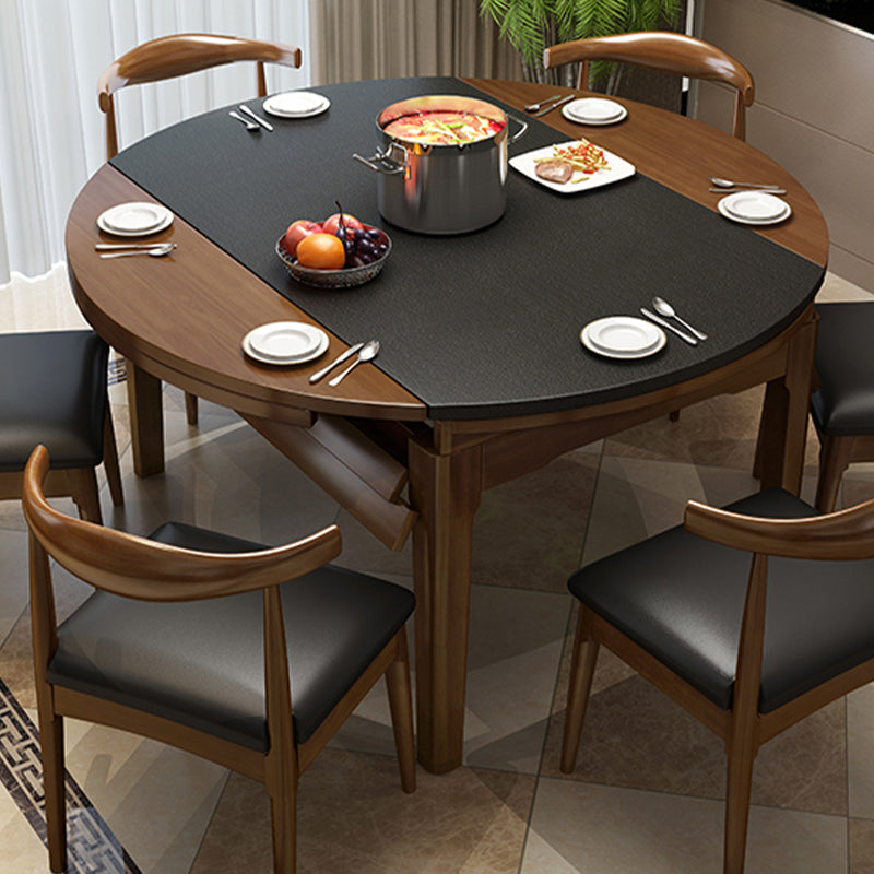 Modern Stone Scalable Dining Table Rubber Base for Dining Room