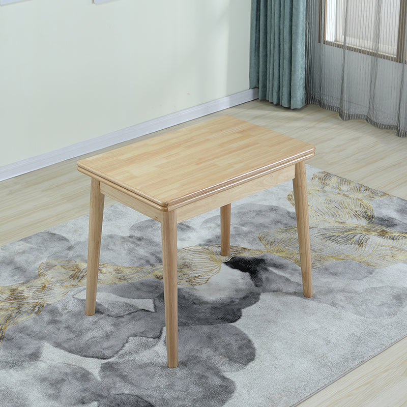 Modern Scalable Rectangle Dining Table Rubber Base for Dining Room